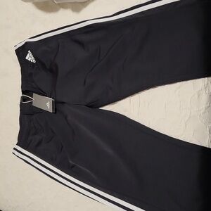 Adidas jogging pants, black/white, Sz. M